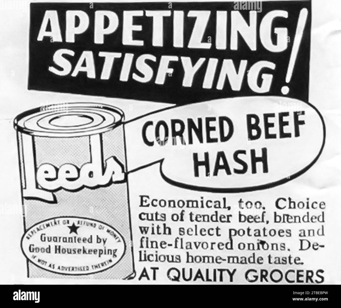 Corned beef 1940s Banque de photographies et d’images à haute ...