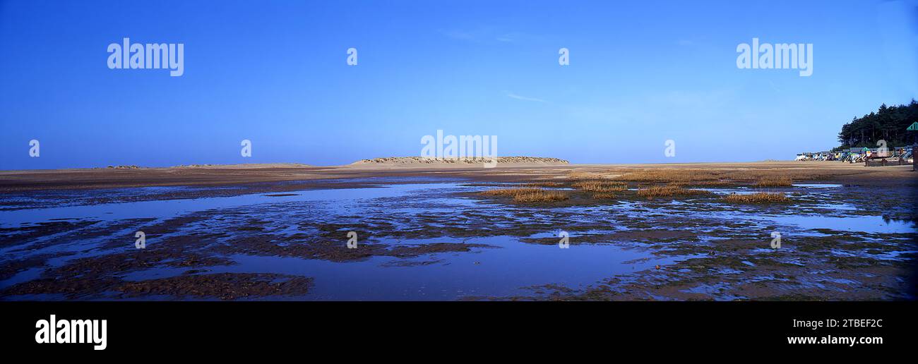 Wells Beach Norfolk Royaume-Uni Banque D'Images