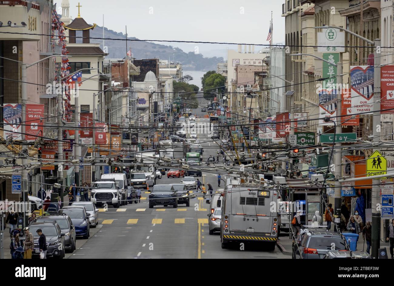 Chinatown de San Francisco, Californie, USA Banque D'Images