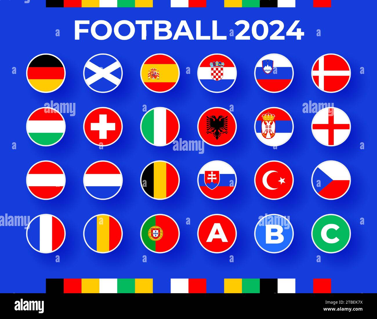 Football 2025 groupes d'étapes finales. Tableau du tirage au sort final