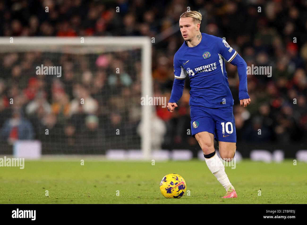 Manchester, Royaume-Uni. 6 décembre 2023. Mykhaylo Mudryk de Chelsea lors du match de Premier League à Old Trafford, Manchester. Le crédit photo devrait être : Gary Oakley/Sportimage crédit : Sportimage Ltd/Alamy Live News Banque D'Images