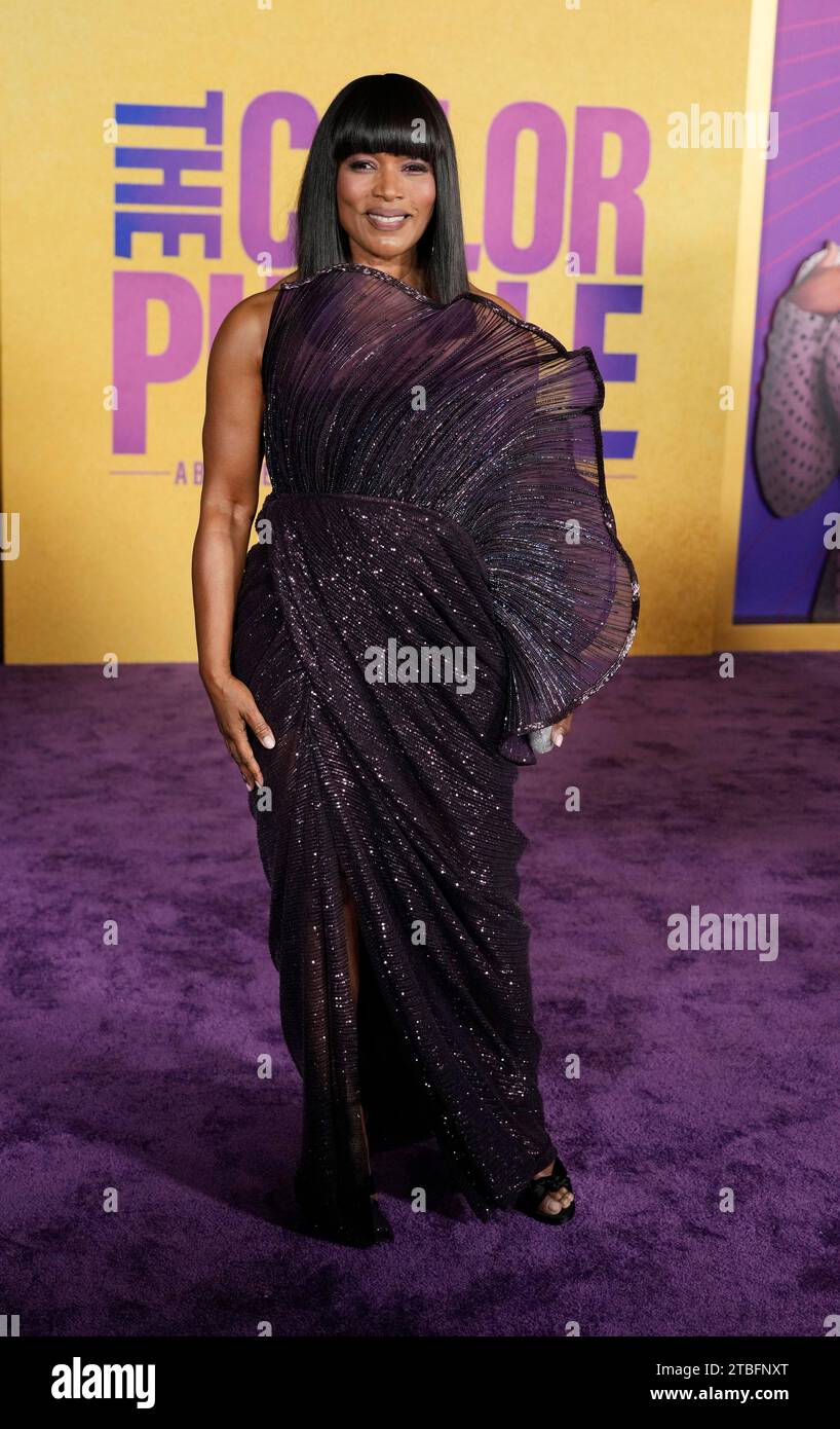 Angela Bassett pose lors de la première du film 'The Color Purple' à l'Academy Museum of Motion Pictures, mercredi 6 décembre 2023, à Los Angeles. (Photo de la PB/Chris Pizzello) Banque D'Images