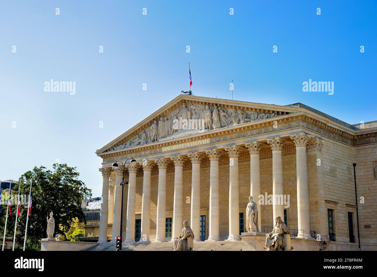 FRANCE, PARIS (75) 7E ARRONDISSEMENT, L'ASSEMBLEE NATIONALE Banque D'Images