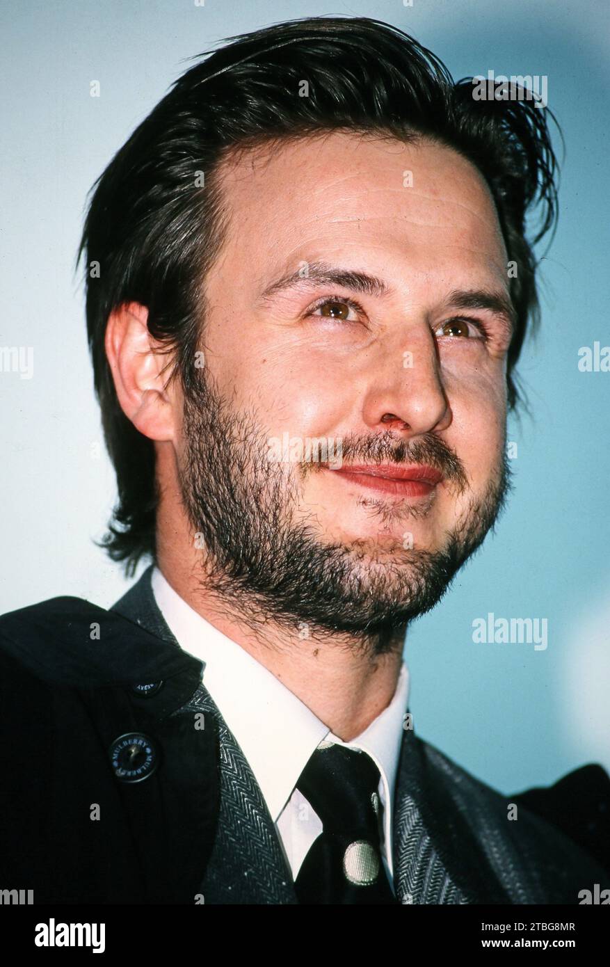 David Arquette, amerikanischer Schauspieler, Musiker und Wrestler, BEI der Deutschand-Premiere vom Horrorfilm 'Scream 2', Deutschland 1997. Banque D'Images