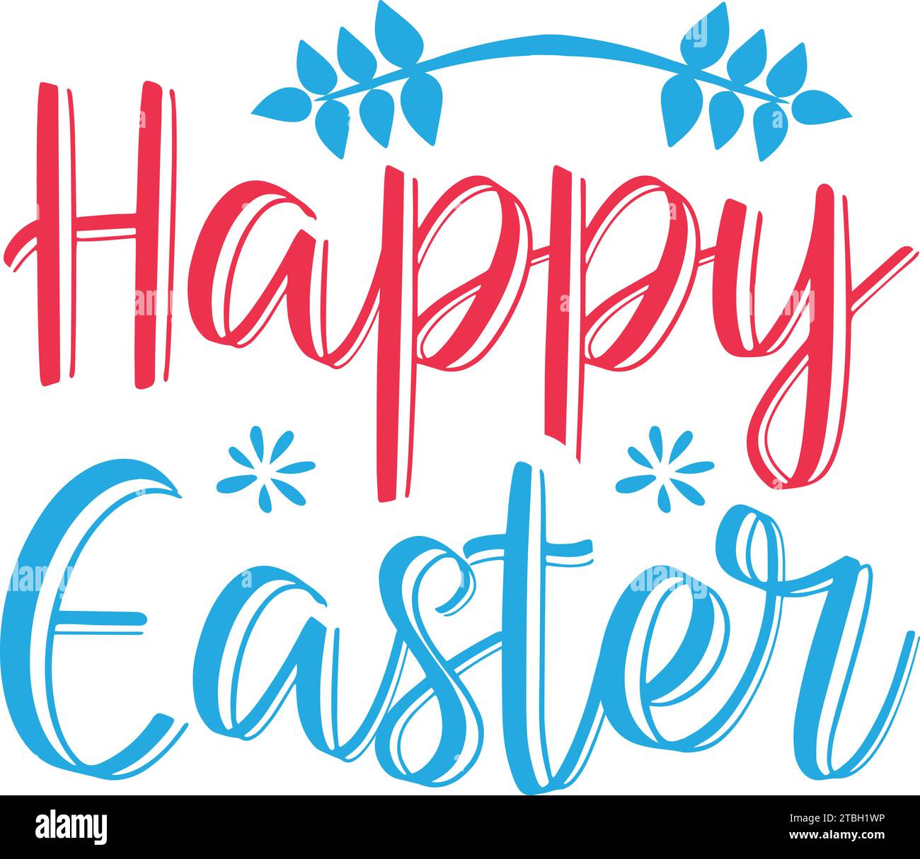 Joyeuses Pâques SVG, rétro SVG Design Illustration de Vecteur