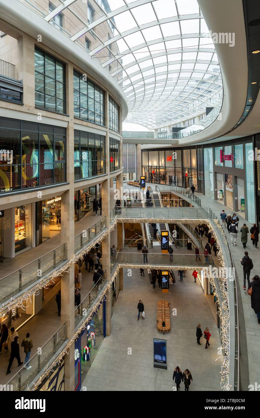 Dans le quartier St James, au centre d'Édimbourg Banque D'Images