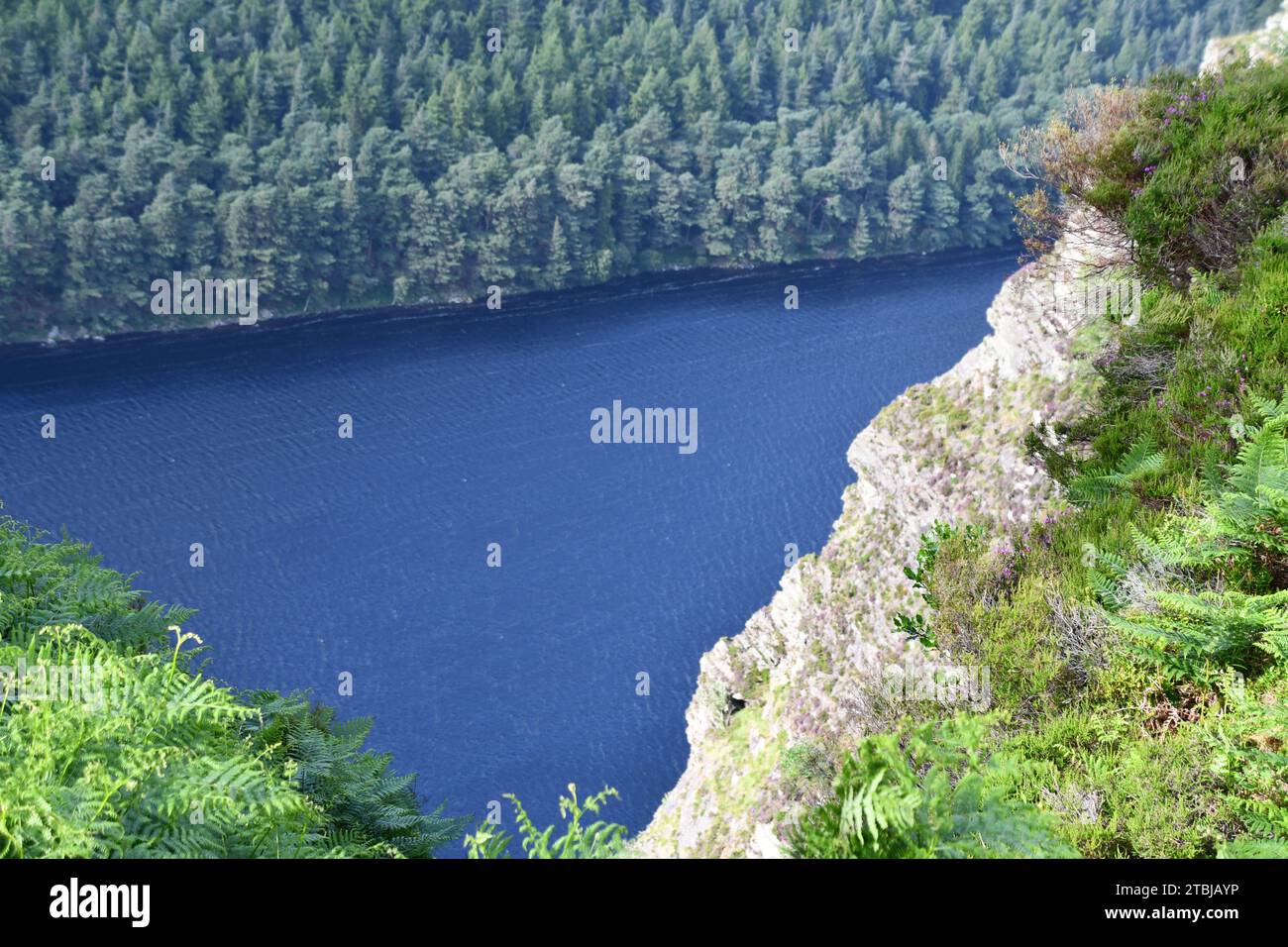 Parc national de Glendalough, Co. Wicklow Banque D'Images