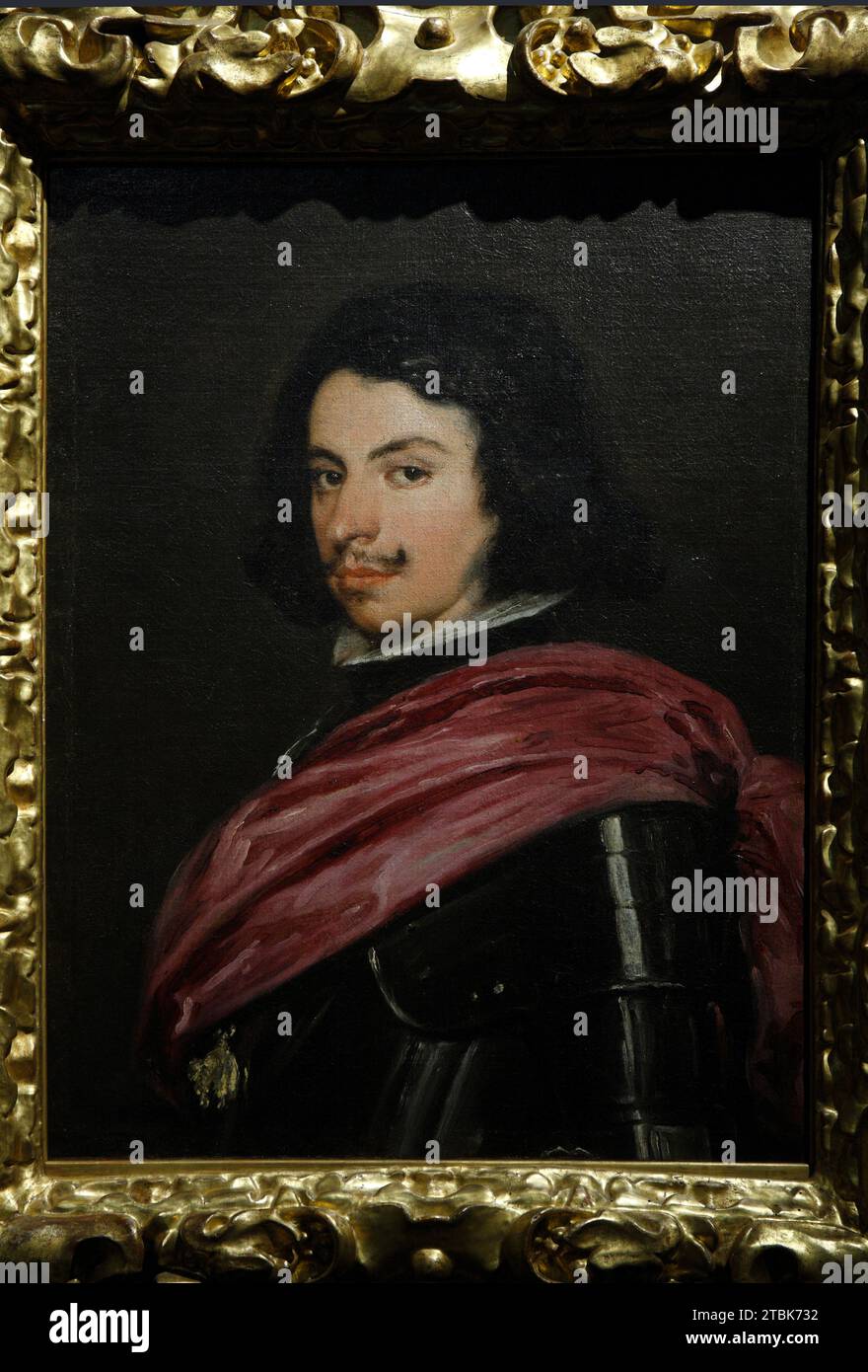 Italie Modena Galleria Estense - Portrait du duc Francesco I d'Este. Velazquez Diego Rodrigo da Silva 1638 Banque D'Images