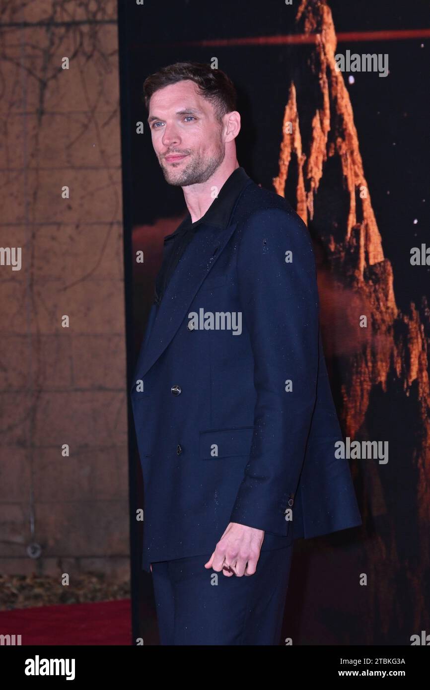 Londres, Royaume-Uni. 7 décembre 2023. Ed Skrein à la première britannique de Rebel Moon, part One, A Child of Fire au BFI Imax London Credit : Nils Jorgensen/Alamy Live News Banque D'Images