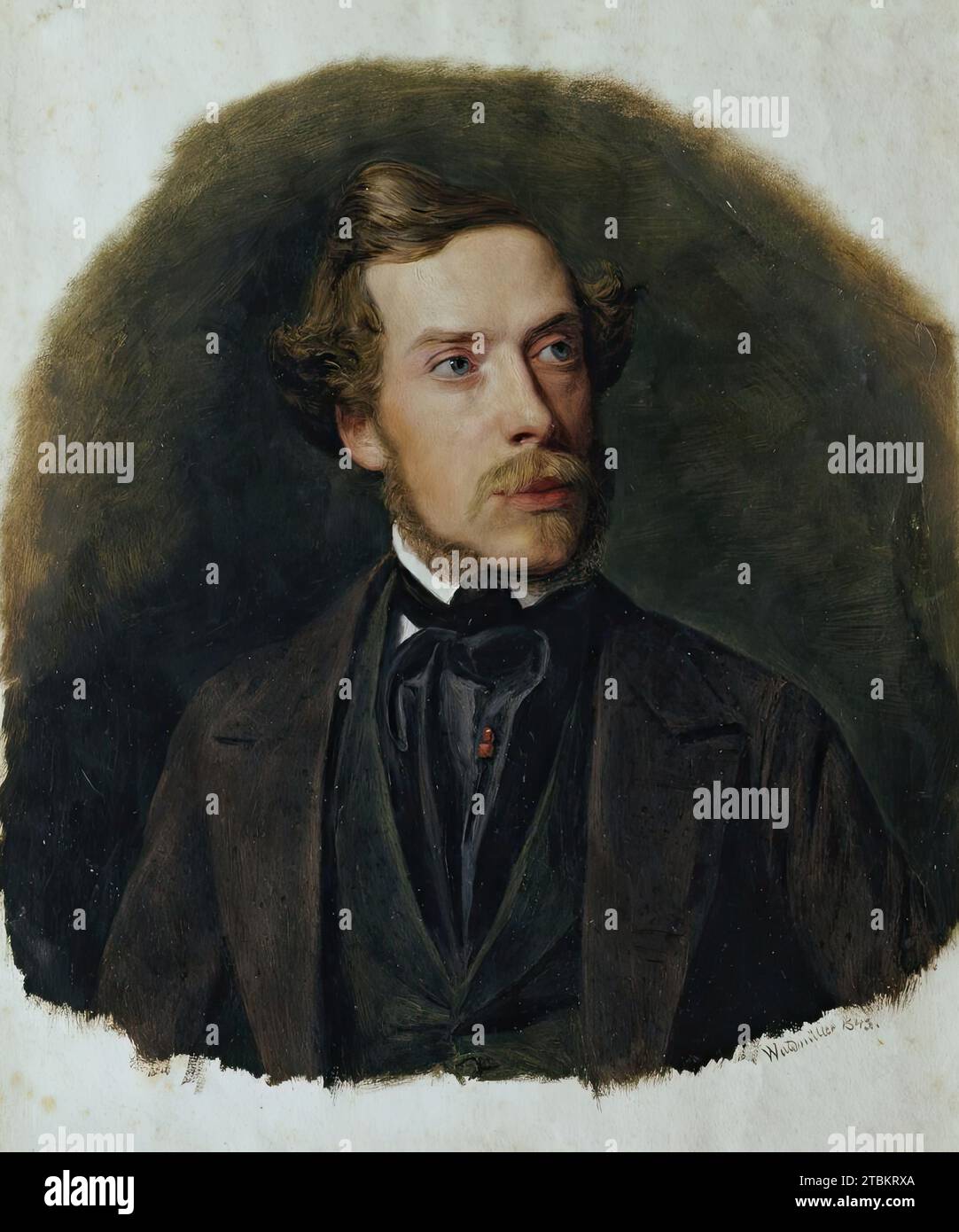 Gustav Barth, maître de chœur du Chœur des hommes de Vienne, 1843. Banque D'Images