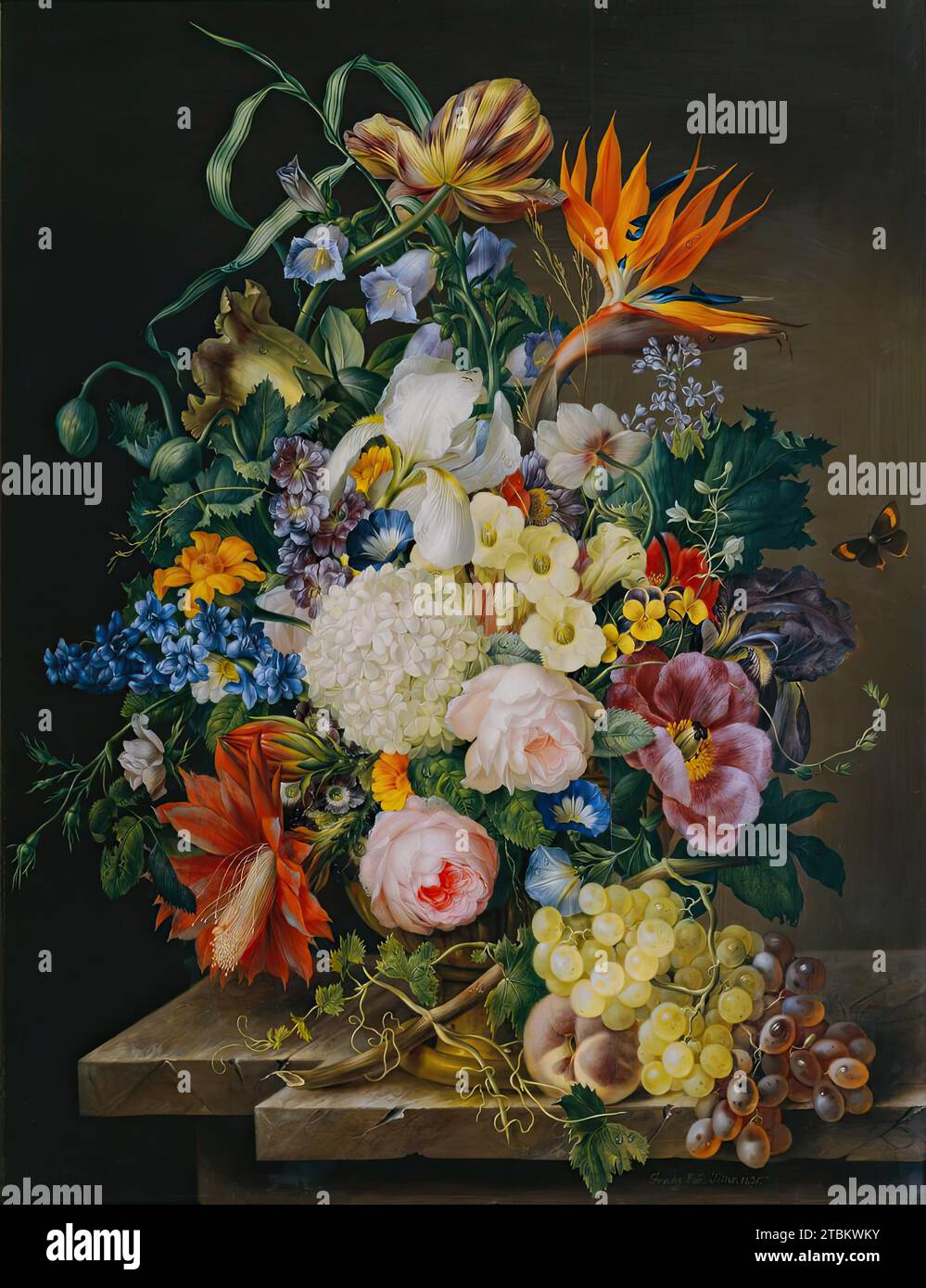 Morceau de fleur, 1831. Banque D'Images