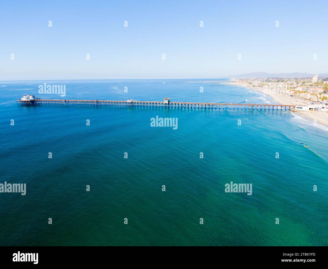 Drone photos de Oceanside California Banque D'Images