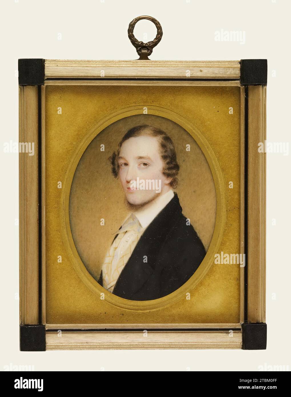 Robert A. Taylor, Jr. De Baltimore, c1850. Taylor est le fils de William Wallace Taylor Jr. Et Catharine Augusta Birckhead. Son père est directeur de l'Union Bank of Maryland et est également lié au Baltimore and Ohio Railroad. (La famille vivait au 7 West Mount Vernon place, ce qui en faisait les voisins de William Thompson Walters, fondateur du Walters Art Museum). Taylor a été impliqué dans de nombreuses entreprises locales, et a également été juge de paix. En 1858, il épouse Mary Maught, issue d'une famille de propriétaires fonciers et de moulins du comté de Frederick, dans le Maryland. Banque D'Images