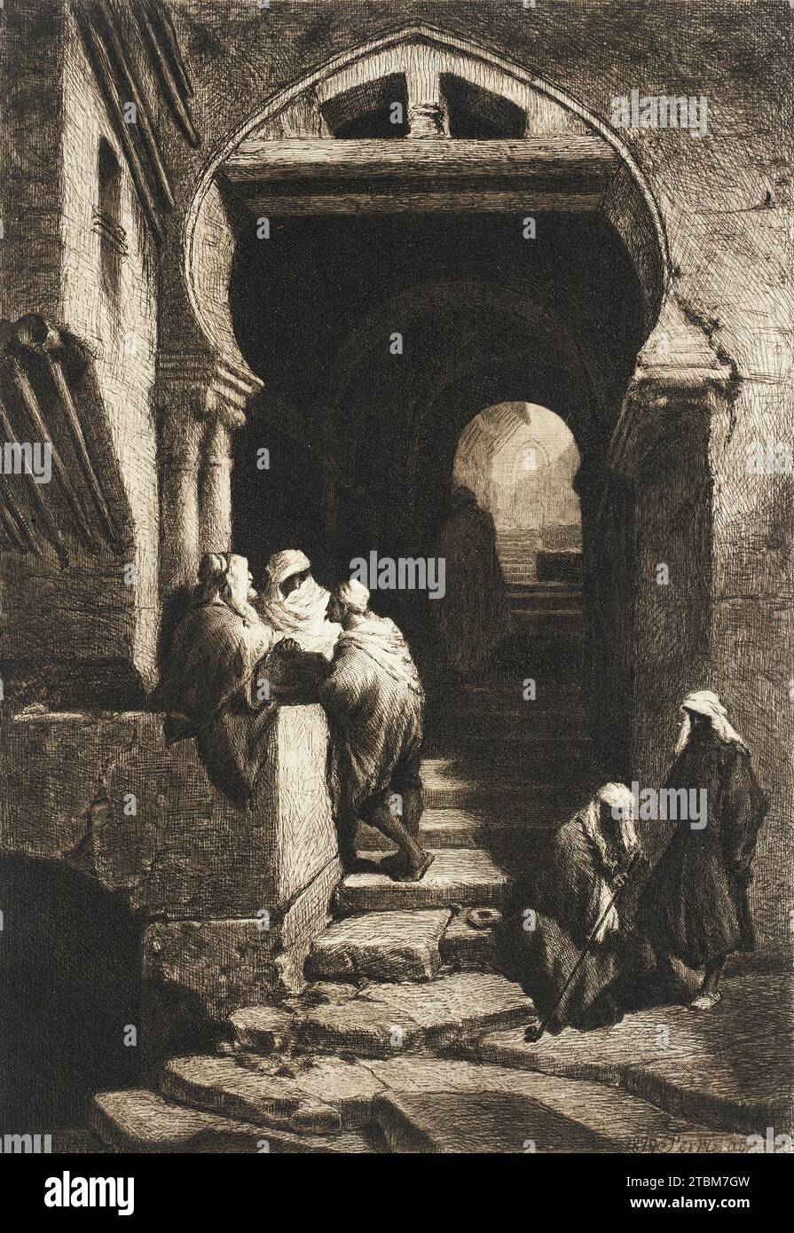 Maroc, 1879. Banque D'Images