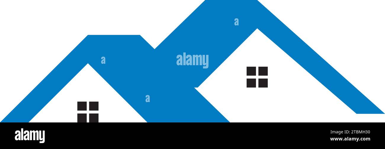 Est un symbole en relation avec les termes de maison, résidence ou logement Illustration de Vecteur