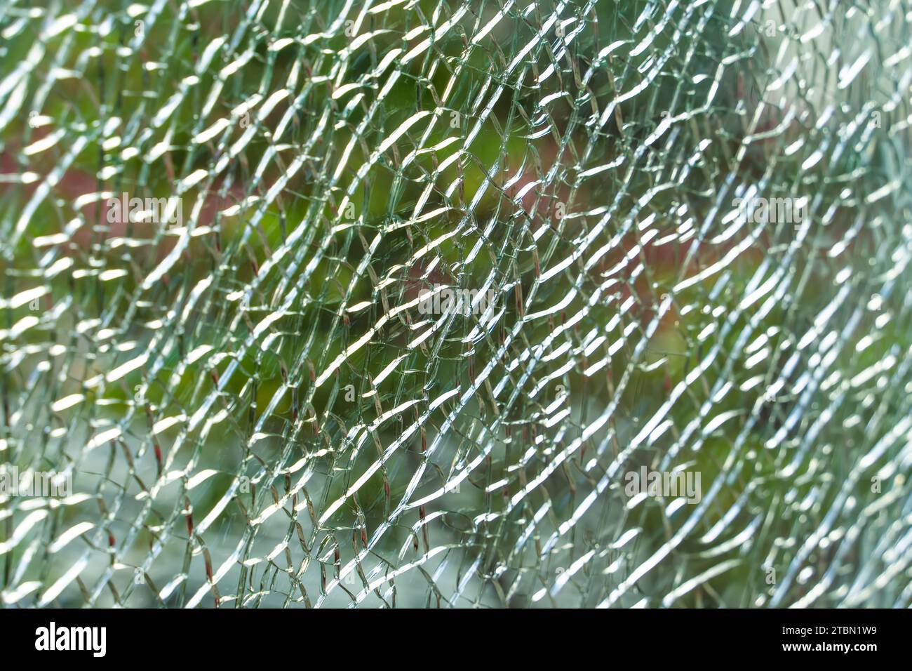 Fond de fenêtre fissurée, mur de verre cassé Banque D'Images