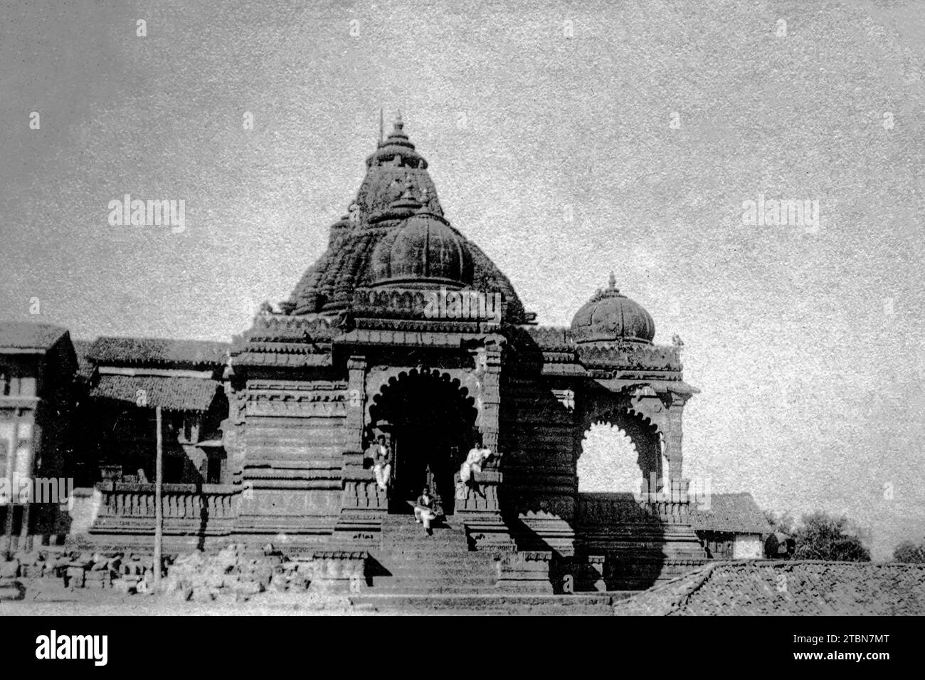 04 25 2018 Vintage Vieux Noir et blanc photo de Sri Sundar Narayan Mandir Nashik Maharashtra ; Inde Asie. Banque D'Images