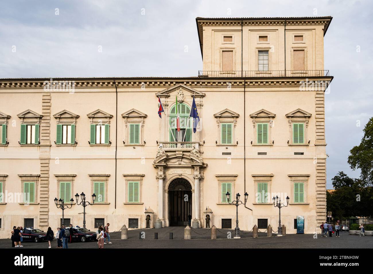 Le Palais du Quirinal à Rome, résidence du Président Banque D'Images
