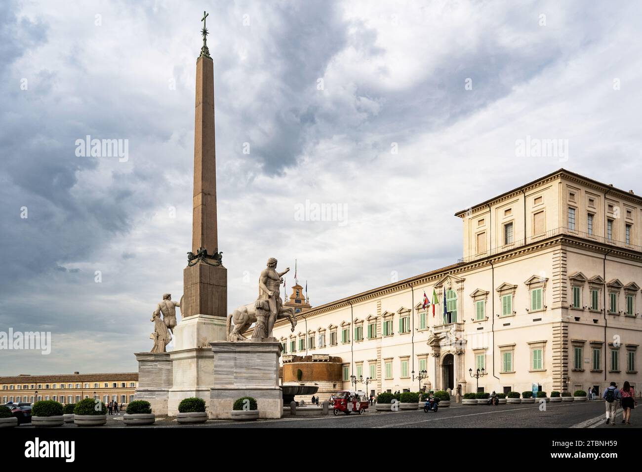 Le Palais du Quirinal à Rome, résidence du Président Banque D'Images
