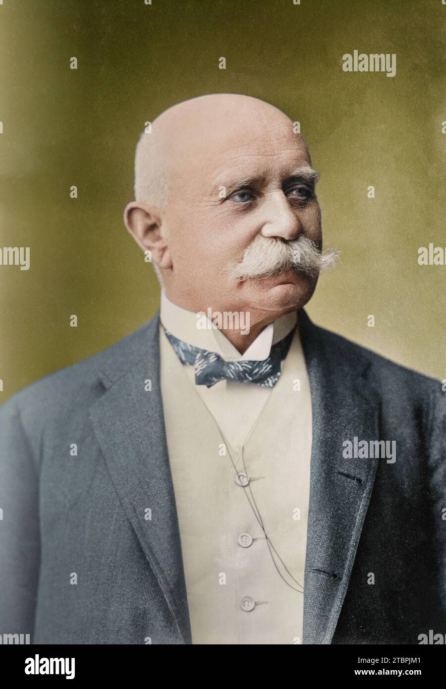 Portrait de Ferdinand von Zeppelin. Par T. Brandseph. Éditeur : bain News Service. Banque D'Images