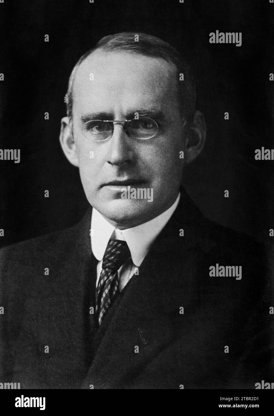 Professeur Arthur S. Eddington. Circa 1900. Éditeur bain News Service. Banque D'Images