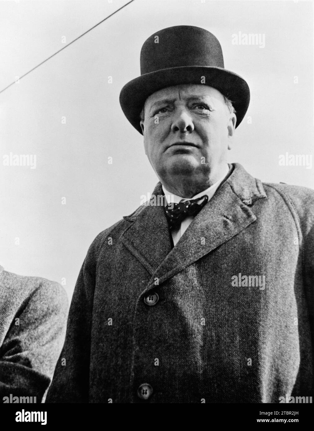 Premier ministre Winston Churchill de Grande-Bretagne vers 1942. Banque D'Images