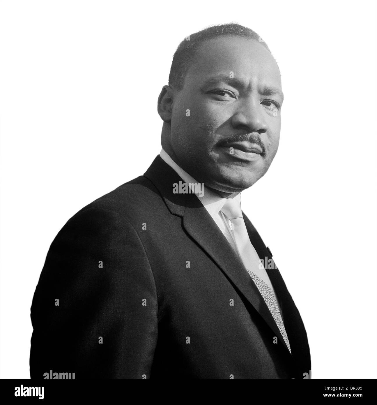 Révérend Martin Luther King à l'aéroport Schiphol, Amsterdam, pays-Bas le 15 août 1964. King est venu aux pays-Bas pour juste une journée pour prendre par Banque D'Images