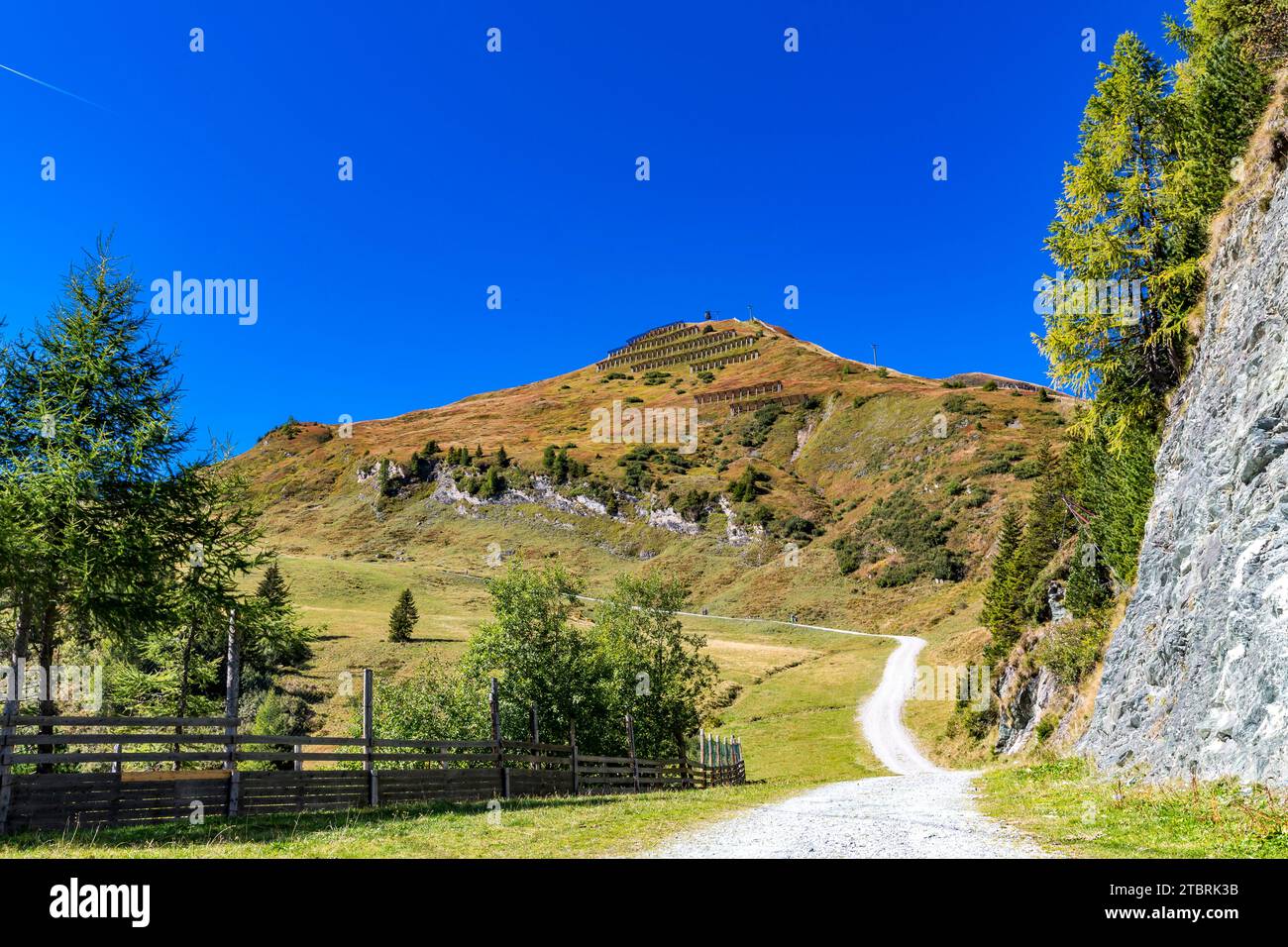 Sentier alpin vers le Schwarzwand, 2194 m, Hochalm, Rauris, Vallée de Rauris, Pinzgau, Salzburger Land, Autriche Banque D'Images