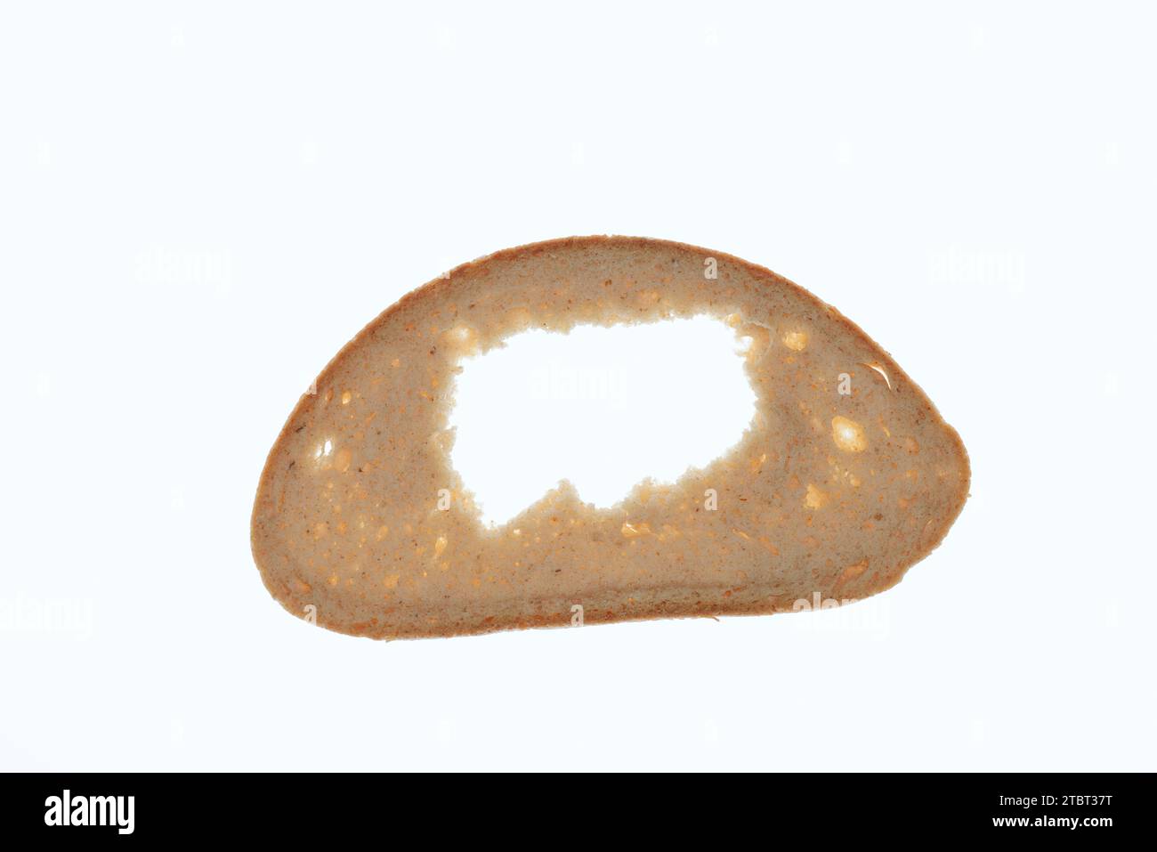 Tranche de pain, pain de blé mélangé Banque D'Images