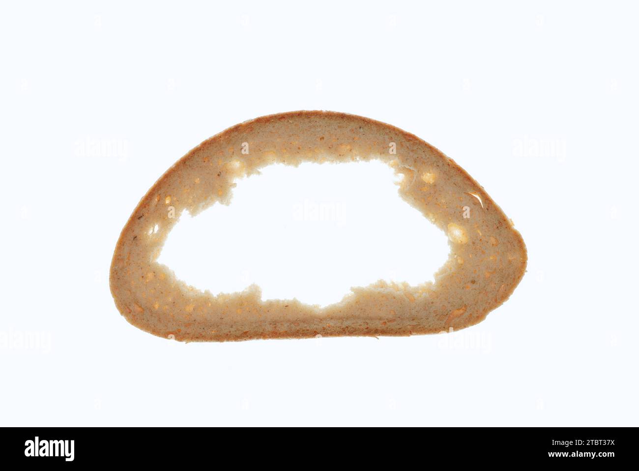 Tranche de pain, pain de blé mélangé Banque D'Images
