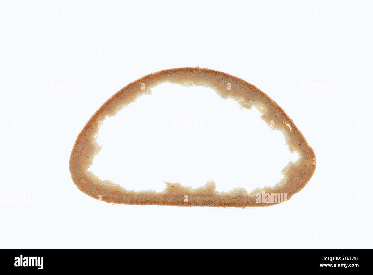 Tranche de pain, pain de blé mélangé Banque D'Images