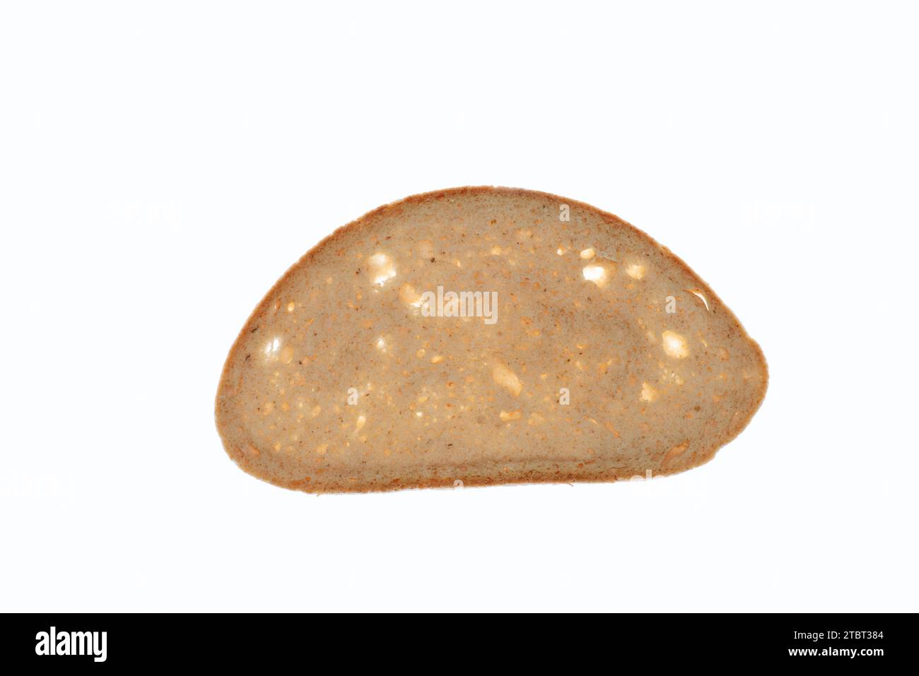 Tranche de pain, pain de blé mélangé Banque D'Images