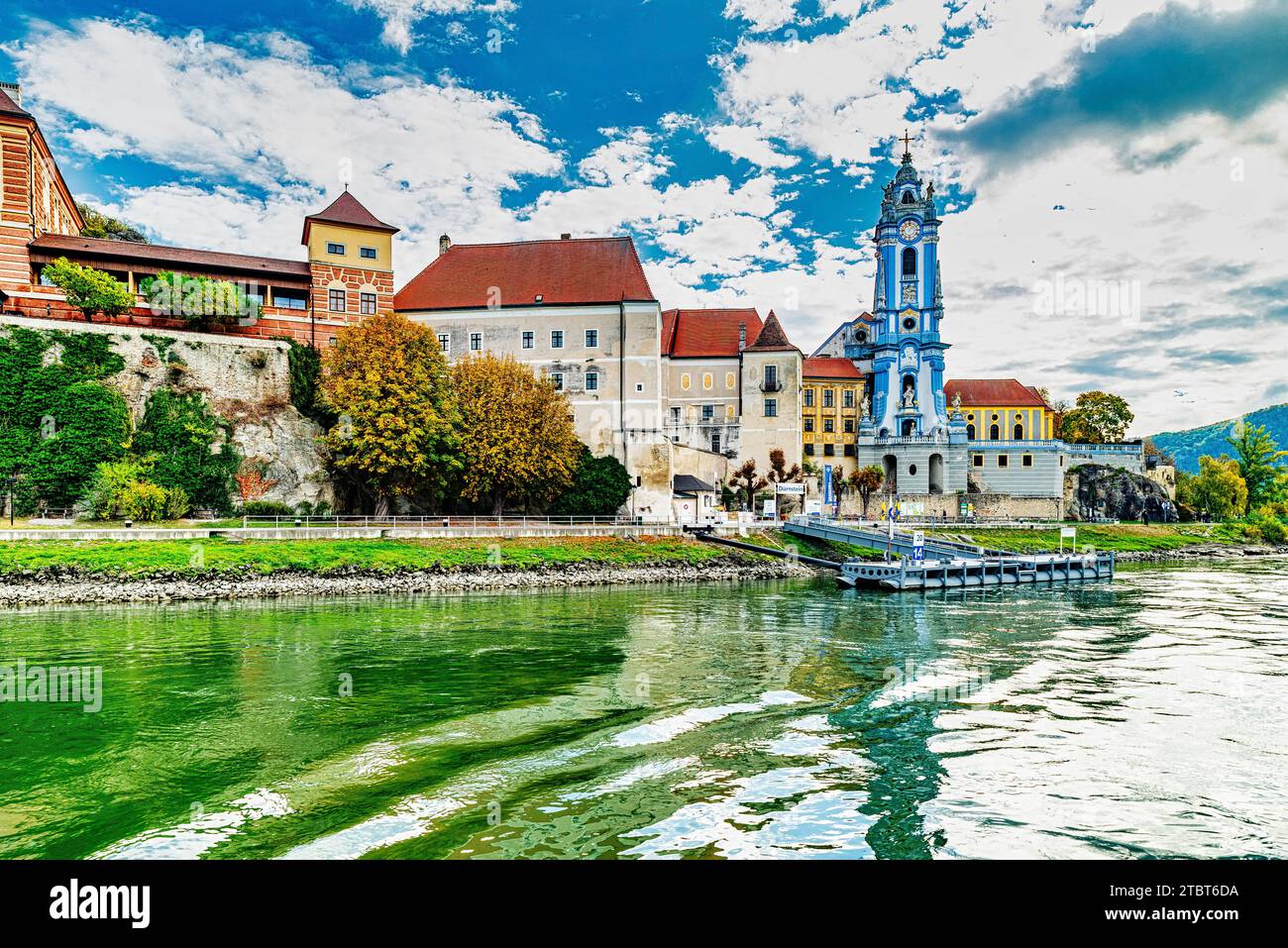 Autriche, Basse-Autriche, Wachau, Abbaye de Dürnstein Banque D'Images