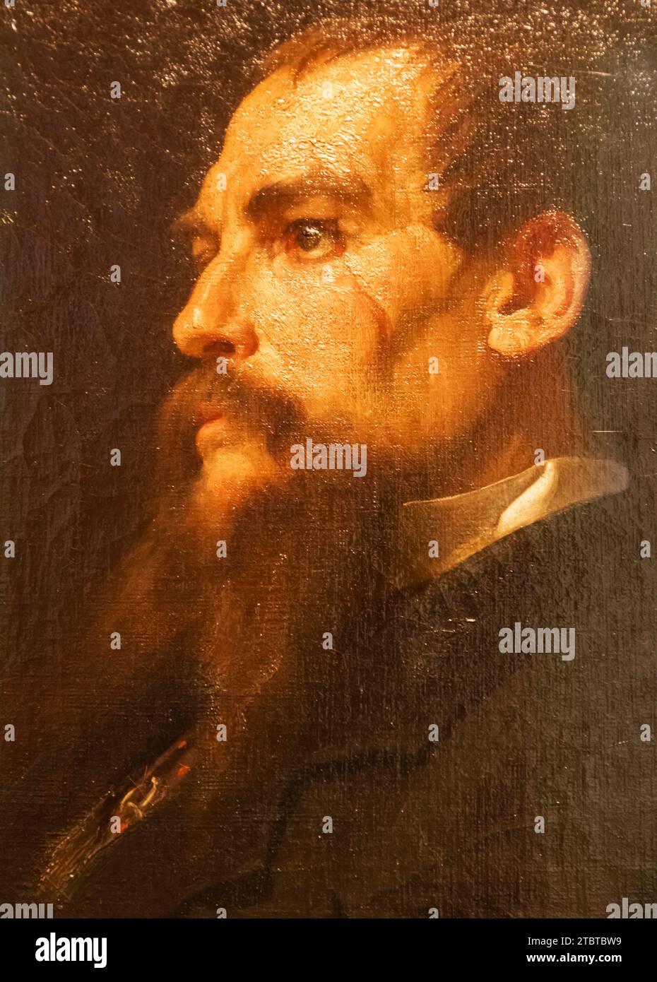 Angleterre, Londres, Portrait de Sir Richard Francis Burton (1821-90 par Sir Frederic Leighton Banque D'Images