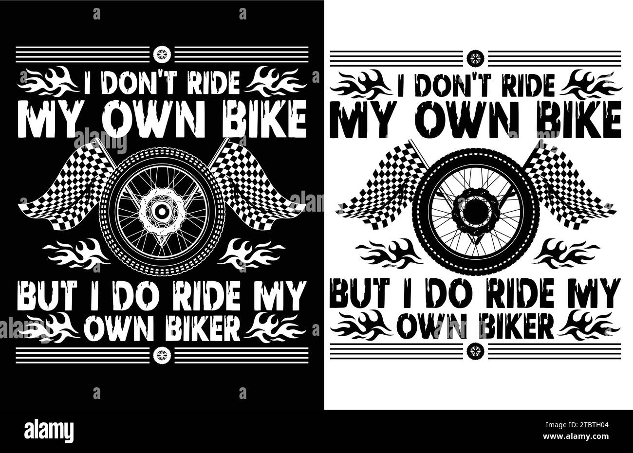 Conception vectorielle de conception de tshirt d'équitation de moto Illustration de Vecteur