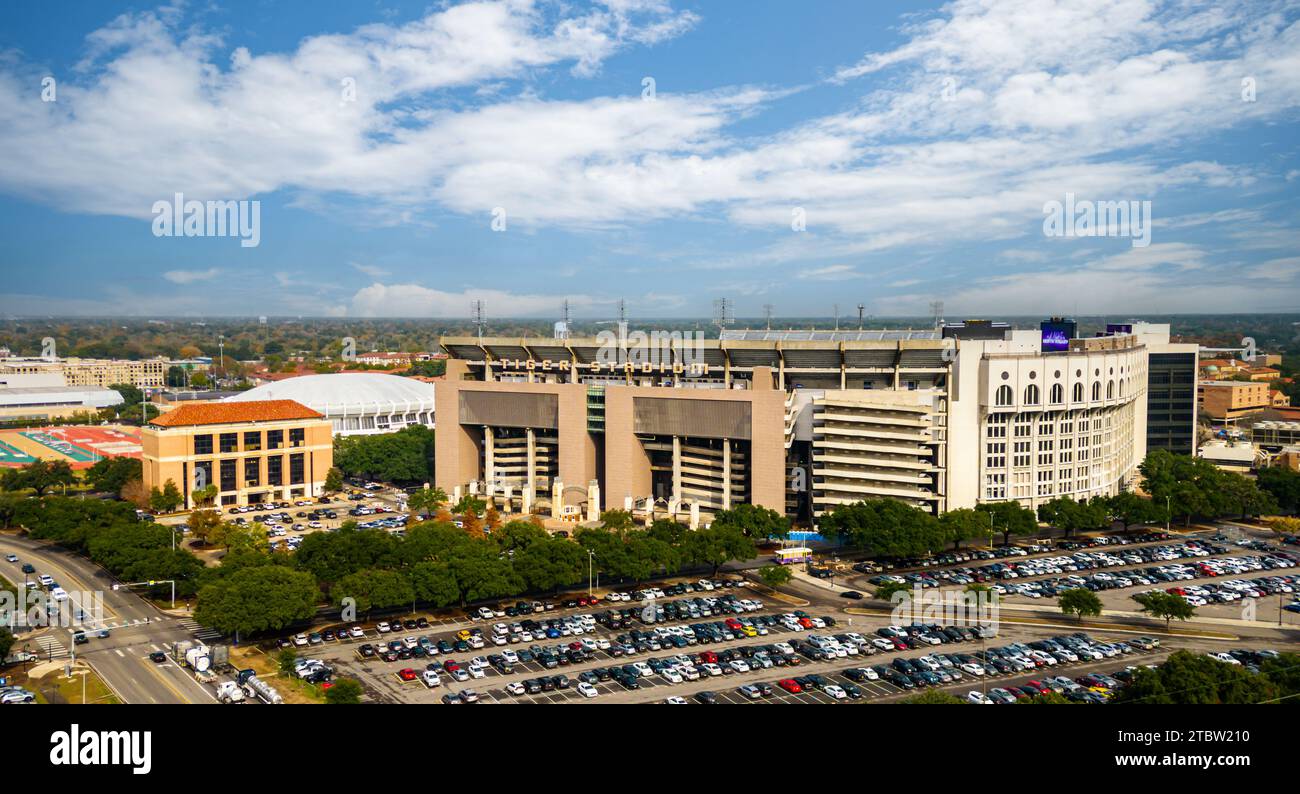 Bâton-Rouge, Louisiane - 1 décembre 2023 : le stade Tiger de l'université d'État de Louisiane accueille le LSU football Banque D'Images