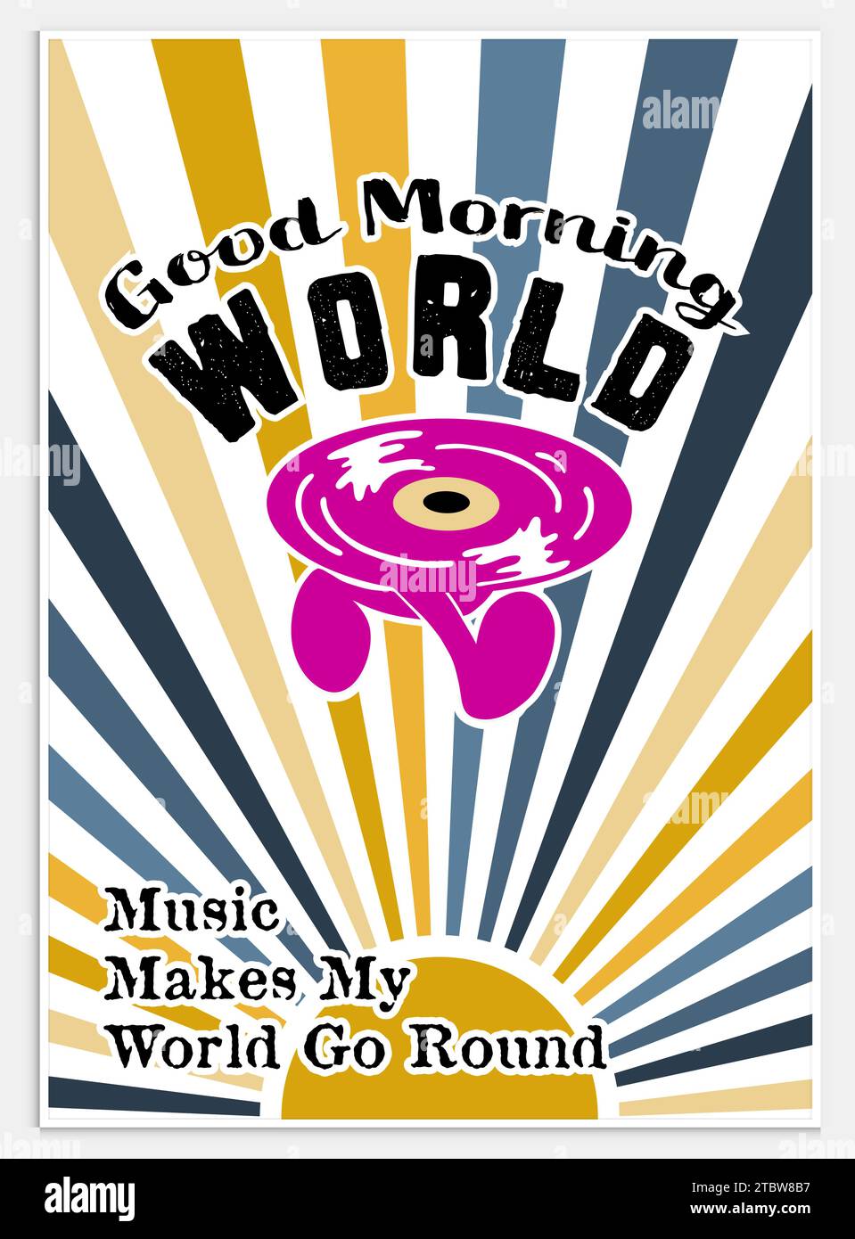 De bons jours à venir LOIN DE VOTRE TRISTESSE Illustration de Vecteur