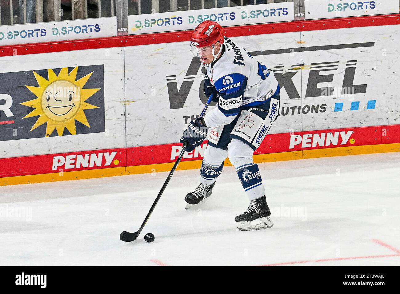 Eishockey DEL - Düsseldorfer EG vs Schwenninger Wild Wings am 08.102.2023 im PSD Bank Dome in Düsseldorf Schwenningens Johannes Huss (Nr.52) Foto : osnapix Banque D'Images