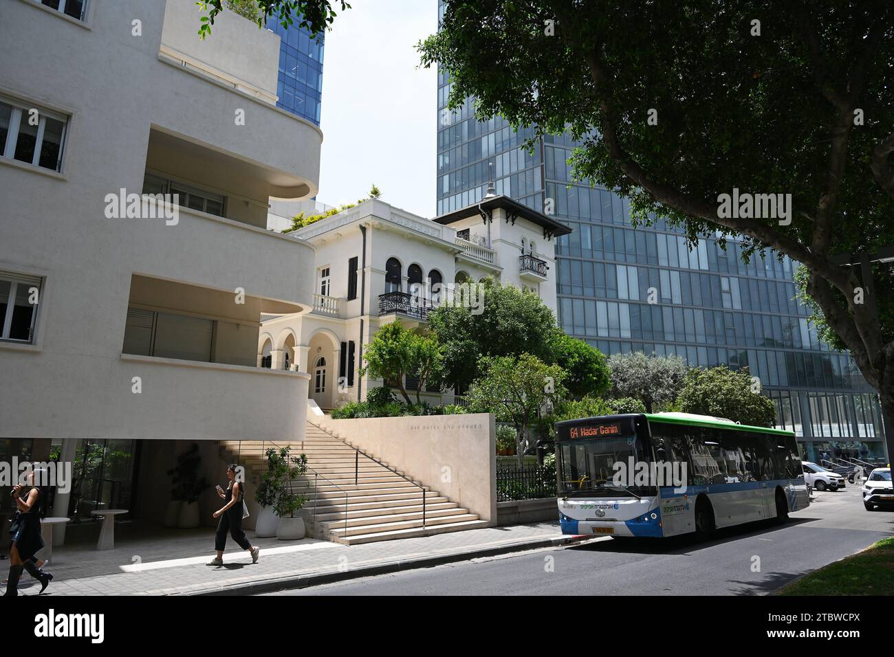 StreetView de tel Aviv Banque D'Images