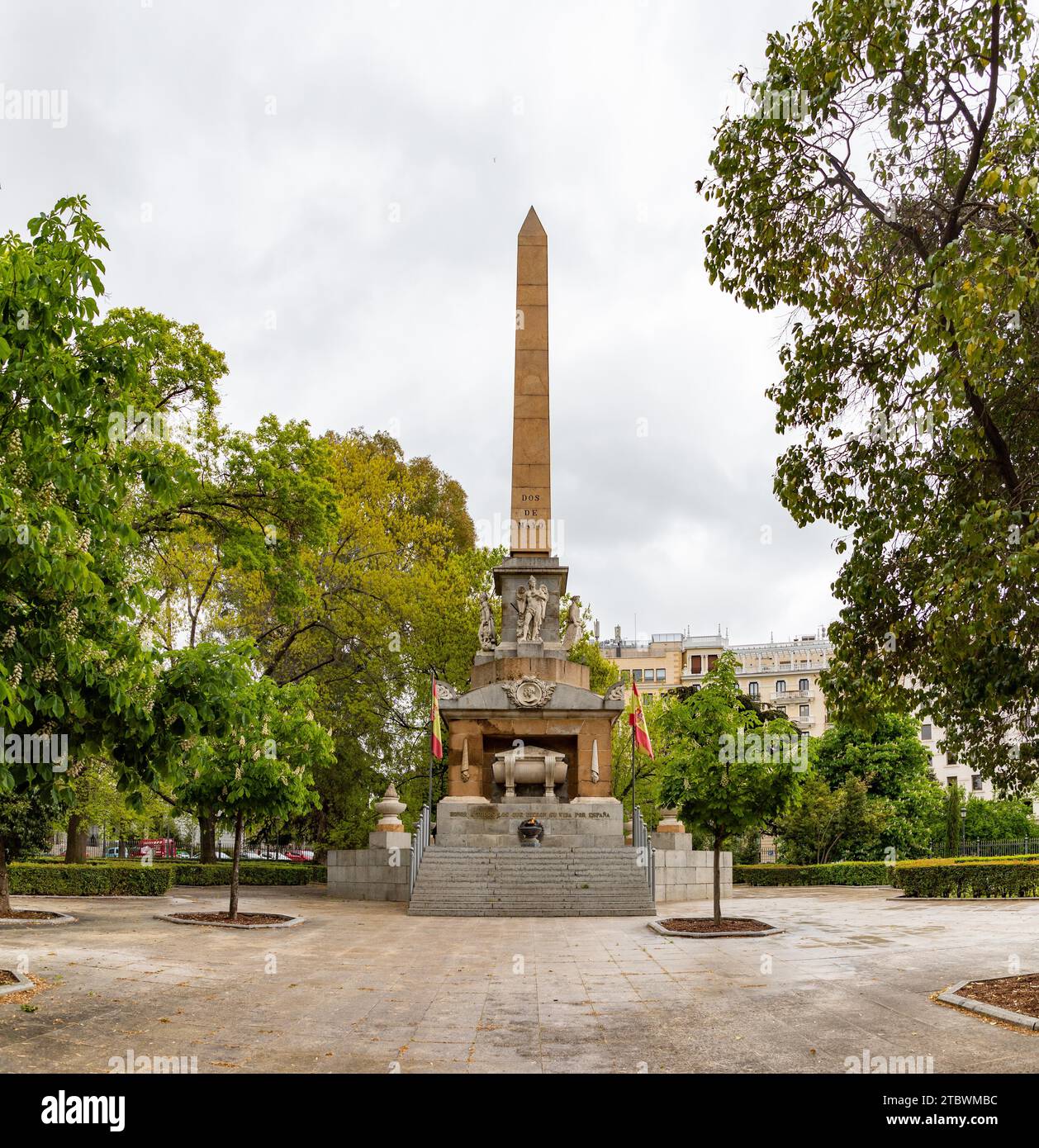 Une photo du Monument aux morts pour l'Espagne ou Monumento a los Caidos por Espana (en espagnol) Banque D'Images