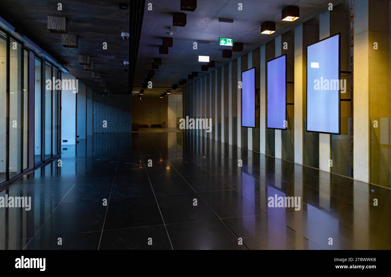 Une photo de l'intérieur du Centre pour la rencontre des cultures à Lublin Banque D'Images