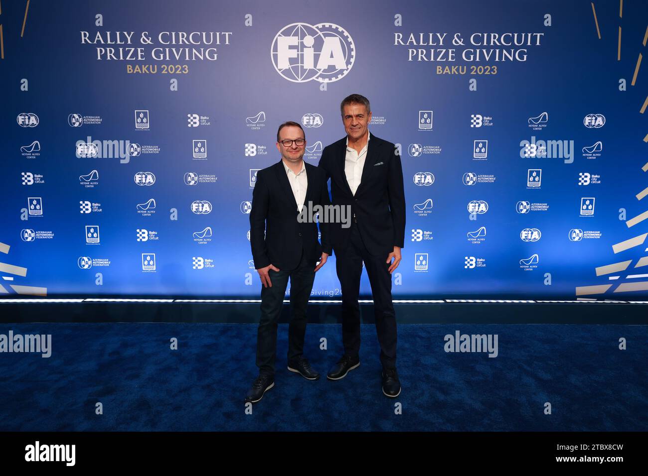 HOLOWCZYC Krzysztof, coupe d'Europe FIA des Bajas de cross-country pour les équipes de pilotes, portrait lors de la cérémonie de remise des Prix FIA Rallye & circuit 2023 à Baky le 9 décembre 2023 au Baku Convention Center à Bakou, Azerbaïdjan crédit : Independent photo Agency/Alamy Live News Banque D'Images