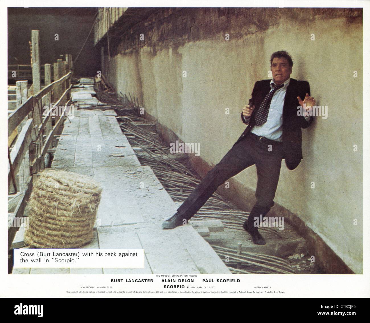 BURT LANCASTER in SCORPION 1973 réalisateur MICHAEL GAGNANT histoire David W. Rintels musique Jerry Fielding The Mirisch Corporation / Scimitar Productions / United Artists Banque D'Images