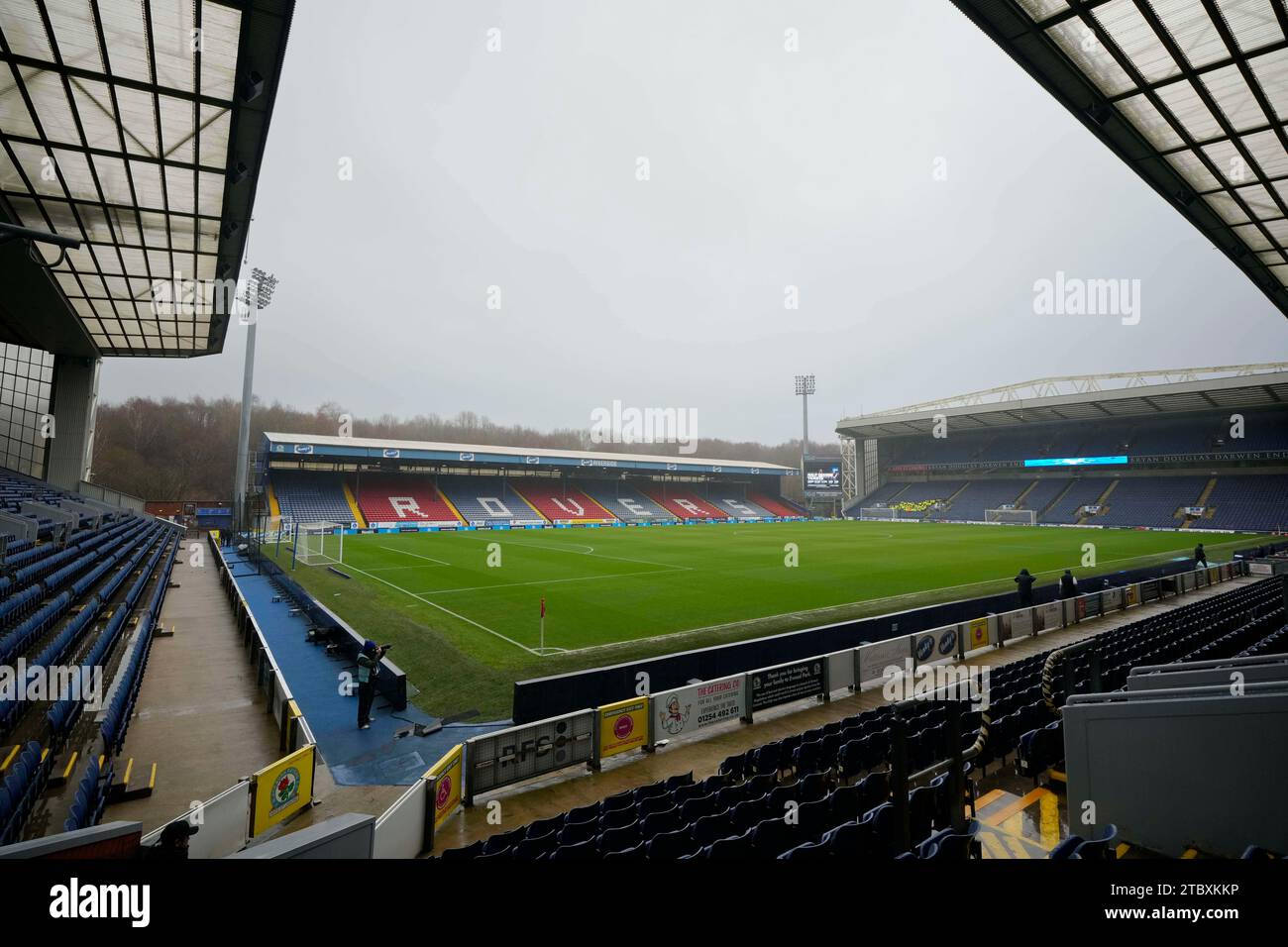 Lors du Sky Bet Championship Match Blackburn Rovers vs Leeds United à Ewood Park, Blackburn, Royaume-Uni, le 9 décembre 2023 (photo Steve Flynn/News Images) Banque D'Images