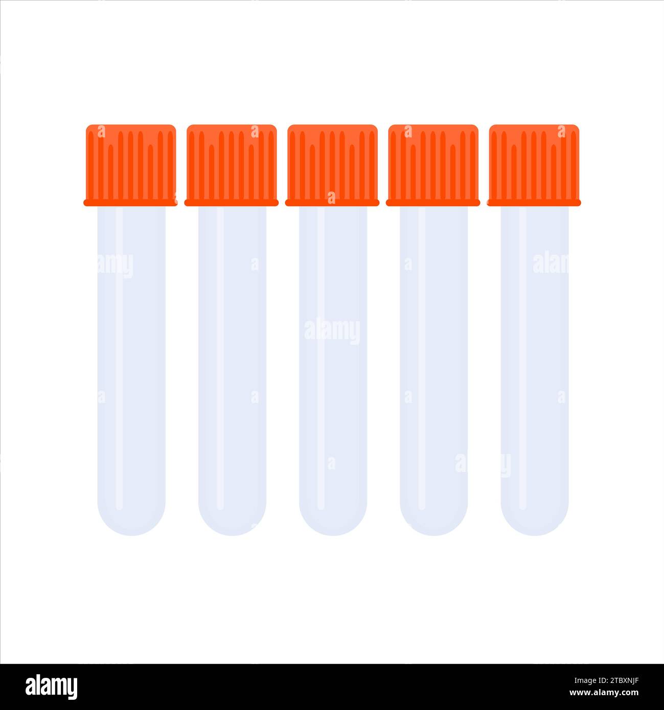 Tubes à essai, illustration conceptuelle Banque D'Images