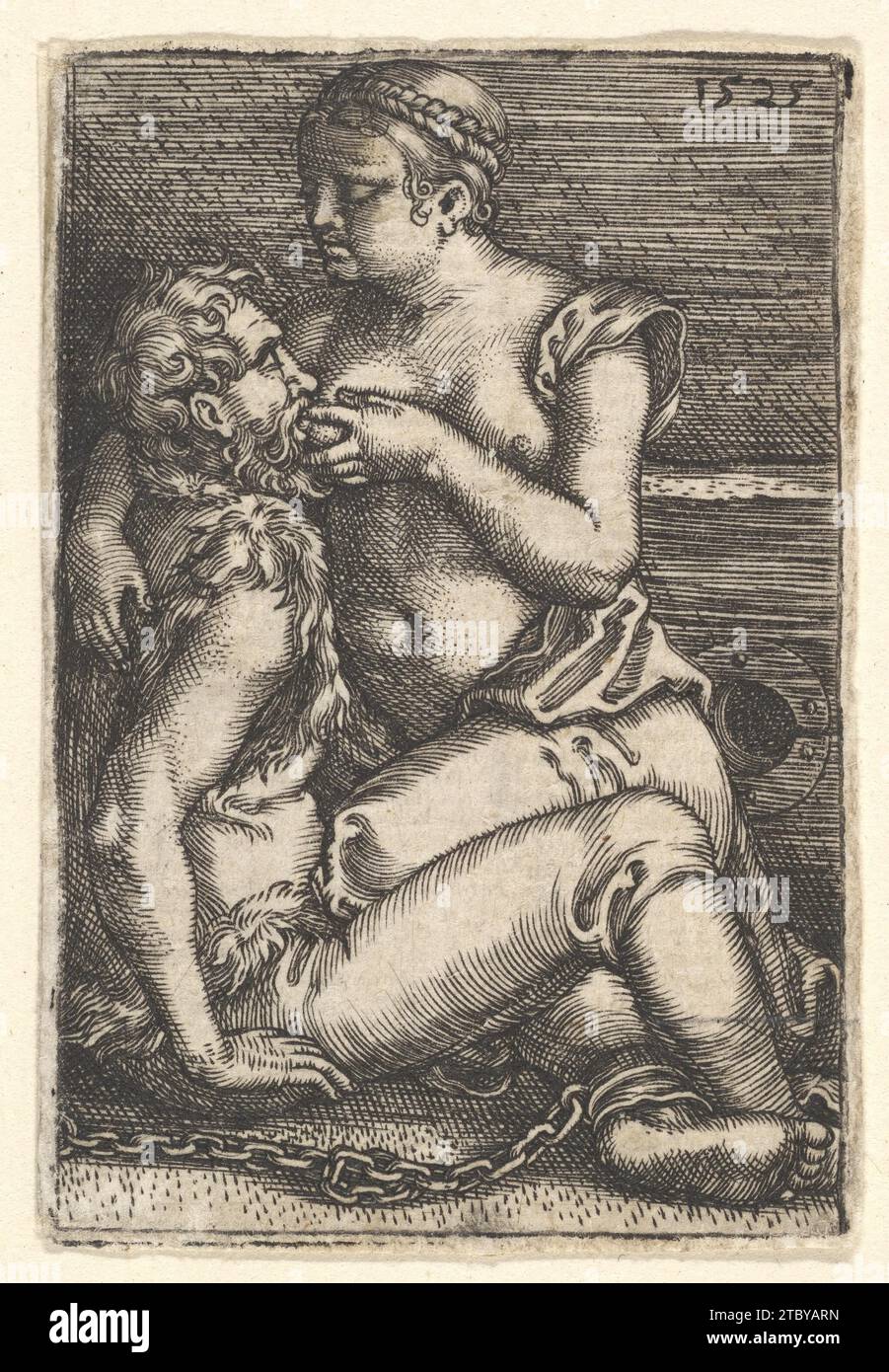 Cimon et Pero 1926 de Barthel Beham Banque D'Images