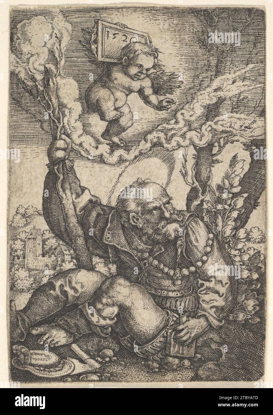 St. Christopher 1948 de Barthel Beham Banque D'Images