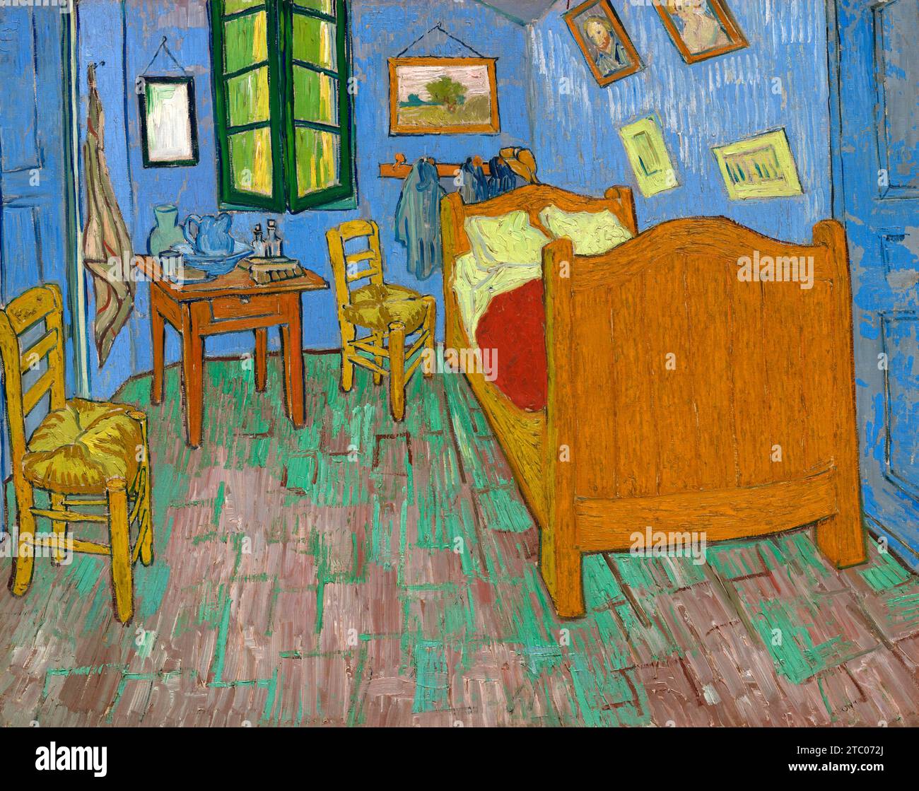La chambre de vincent Van Gogh - 1889 Banque D'Images