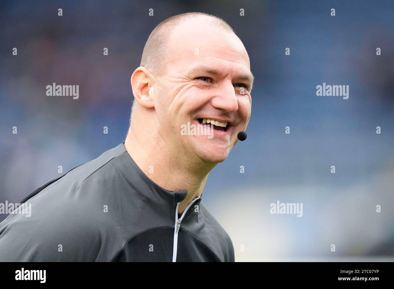 Arbitre Bobby Madeley avant le Sky Bet Championship Match Blackburn Rovers vs Leeds United à Ewood Park, Blackburn, Royaume-Uni, le 9 décembre 2023 (photo Steve Flynn/News Images) Banque D'Images