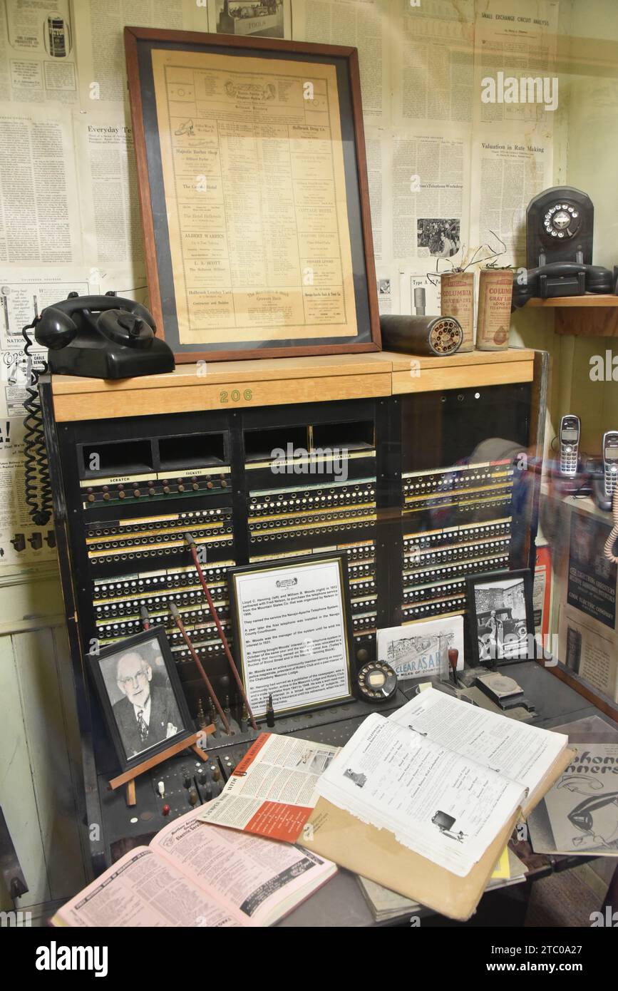 Holbrook, Arizona. ÉTATS-UNIS, 10/18/2023. Construit vers 1898 pour 15 000 $. La prison a coûté 3 000 $ de plus et a été expédiée à Holbrook Banque D'Images